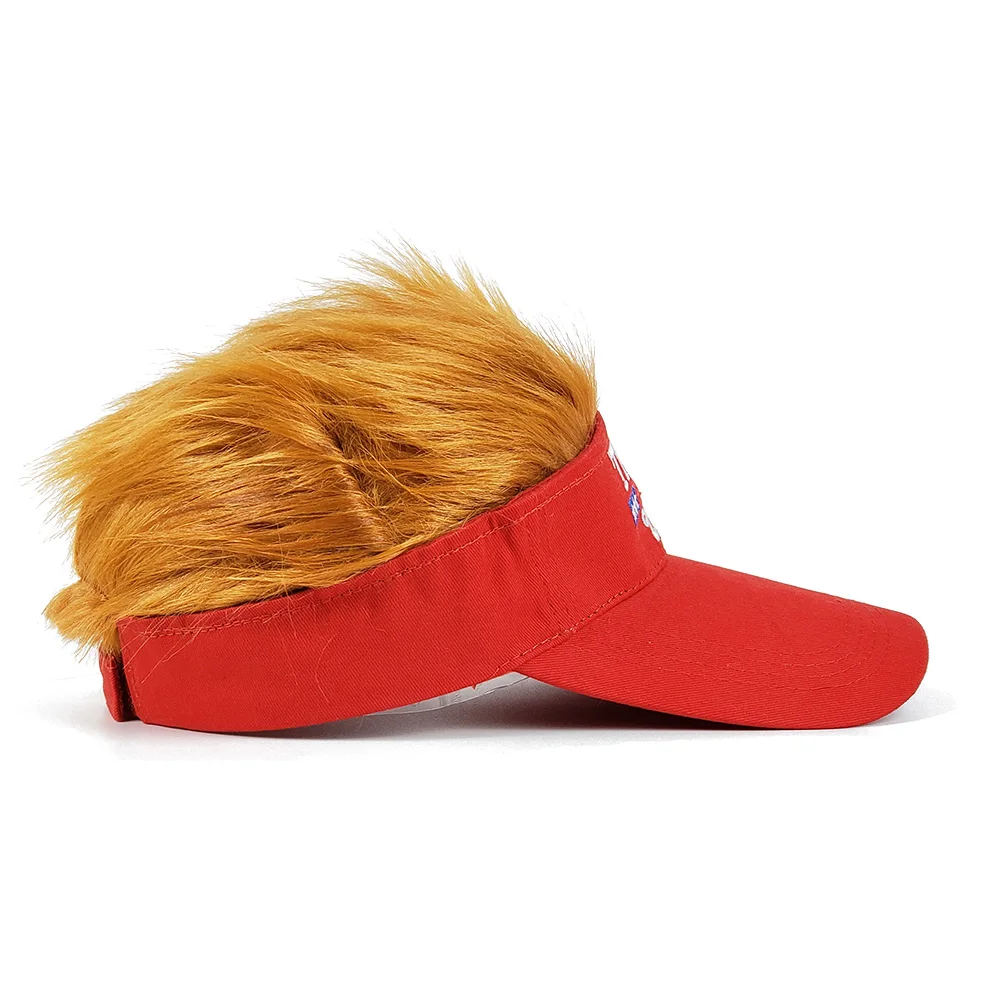 trump wig and hat