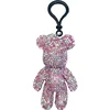 mix color rhinestone bear keychains for girls