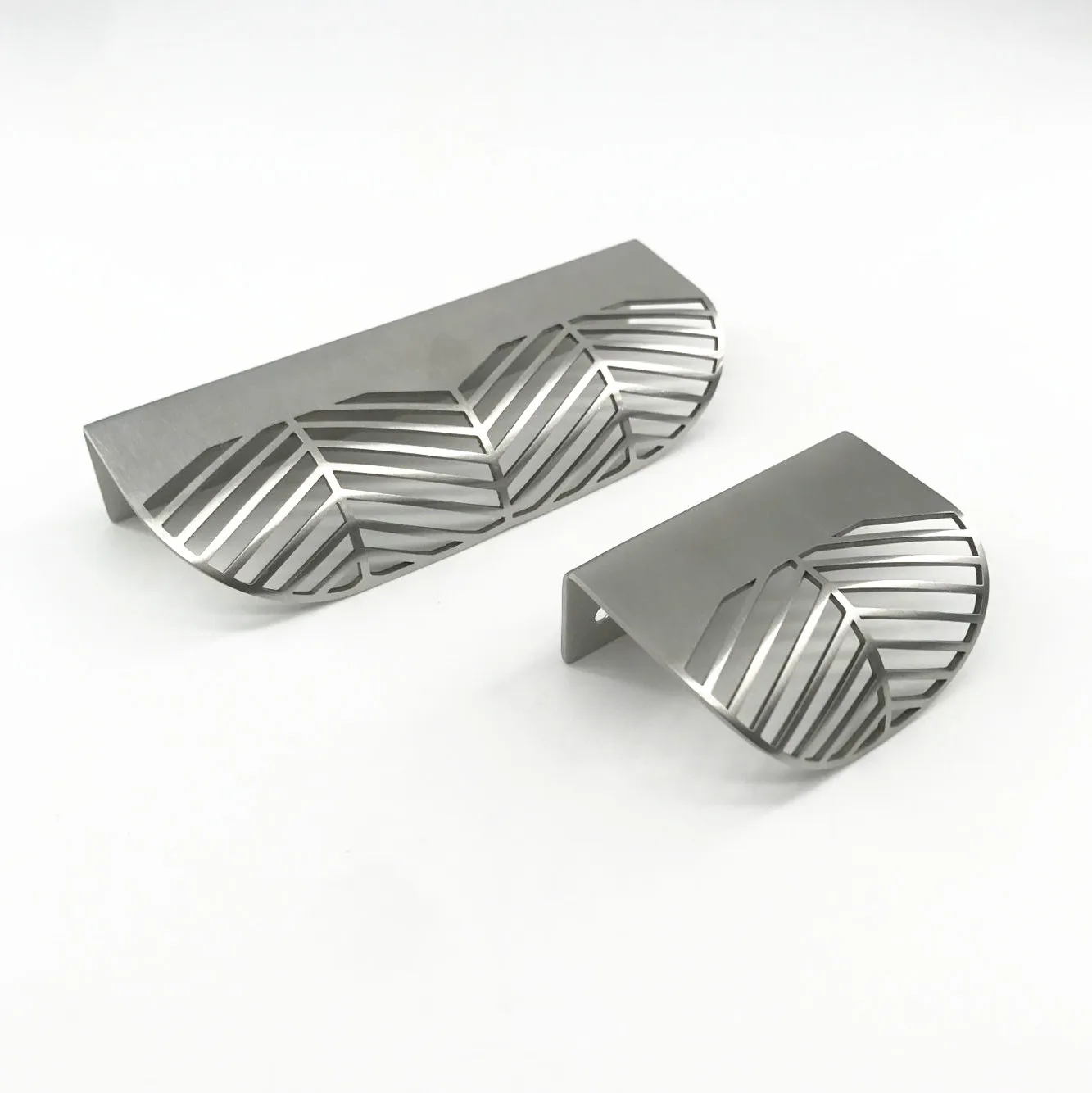 Stainless Steel Furniture Golden Drawer Wardrobe Leaf Brass