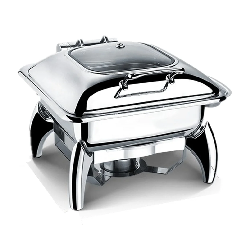 Deluxe Food Warmer Stainless Steel Buffet Food Warmer Chafing Dish Set