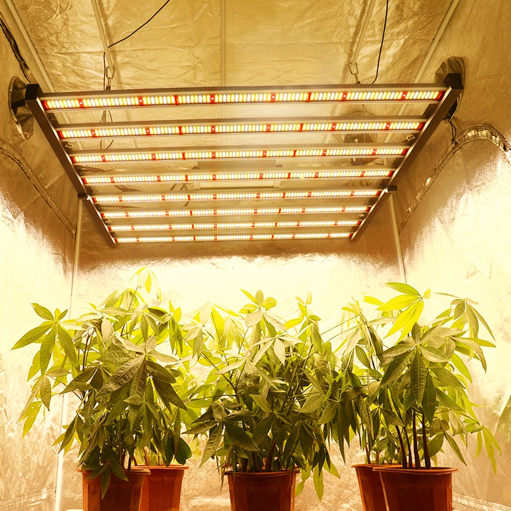 WiFi/Bluetooth App Control Dimmable LED Grow Light Full Spectrum for Vertical Indoor Farm Grow Racks