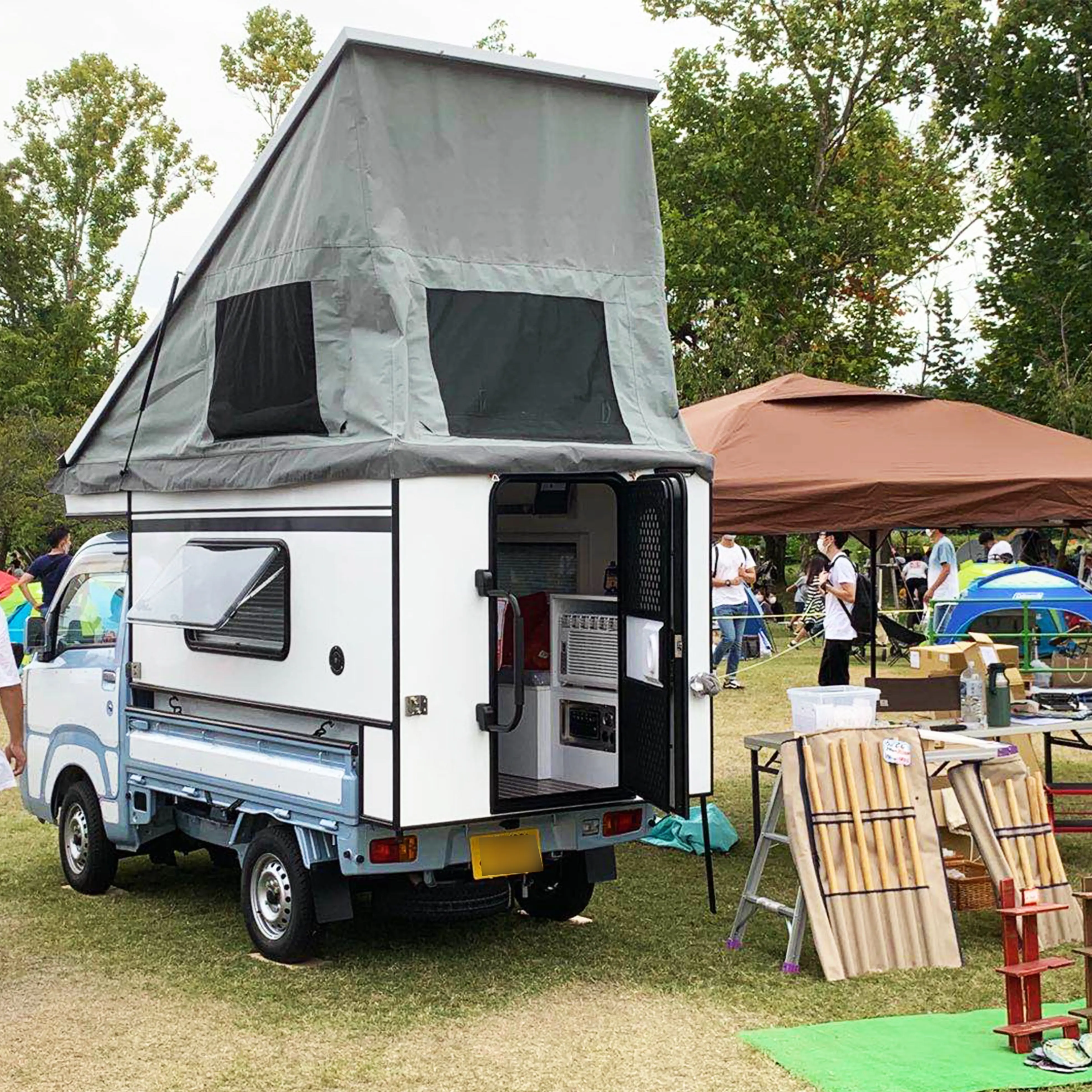 Aluminium 4x4 Tent Pop Up Shell Canopy Pickup Slide Overland Campers