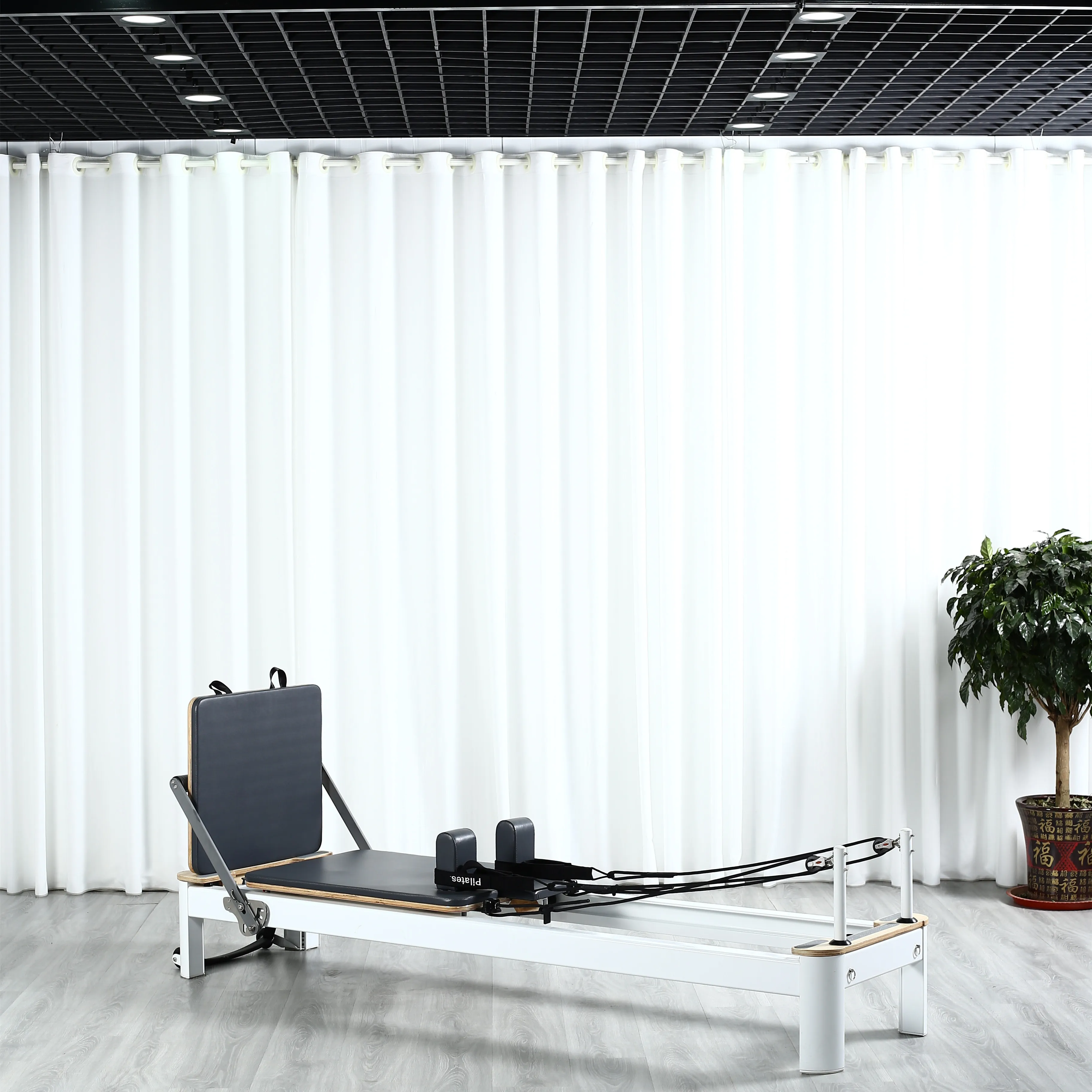 Gym Reformer Pilates Aluminum Machine Durable Metal Reformer Home