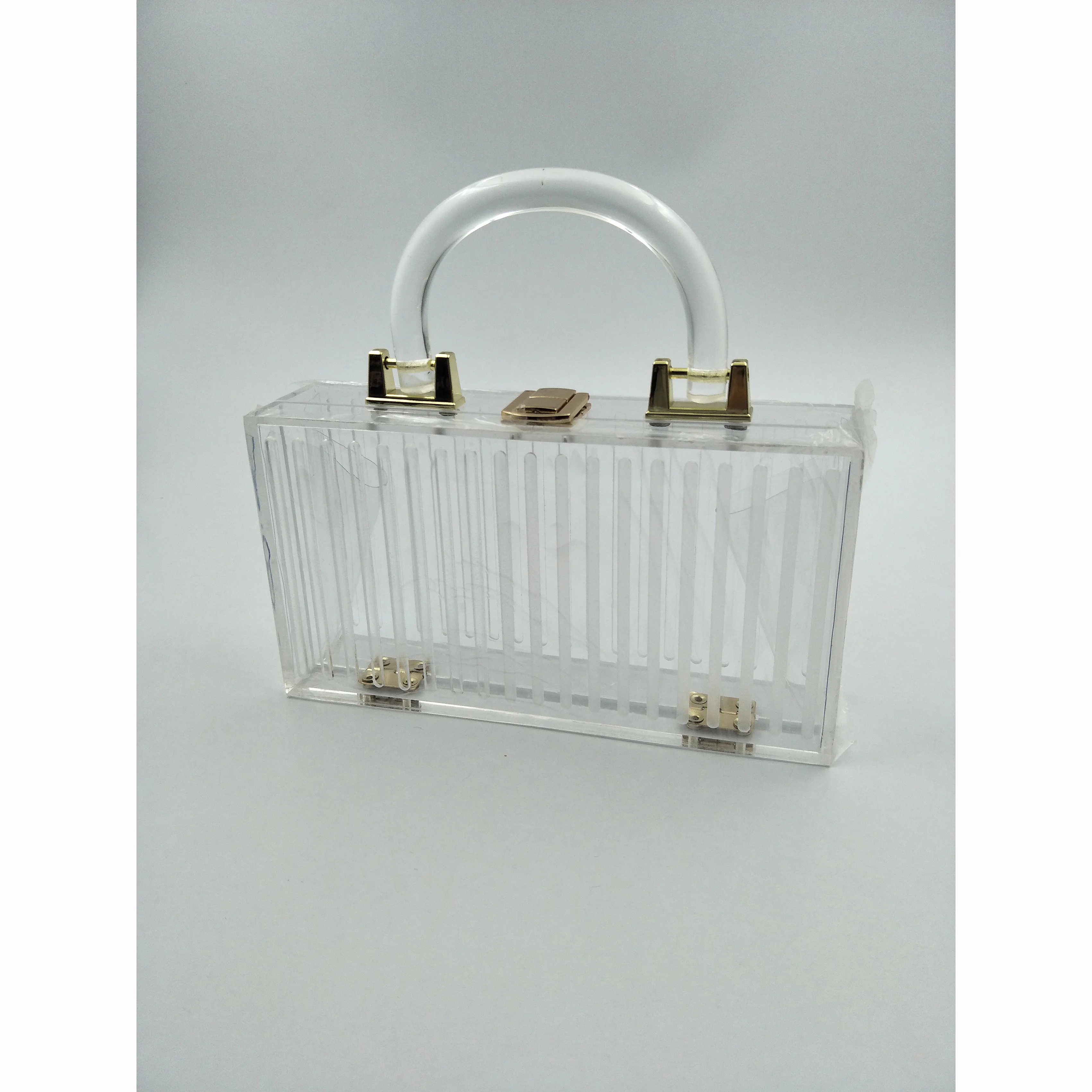 clear box purse