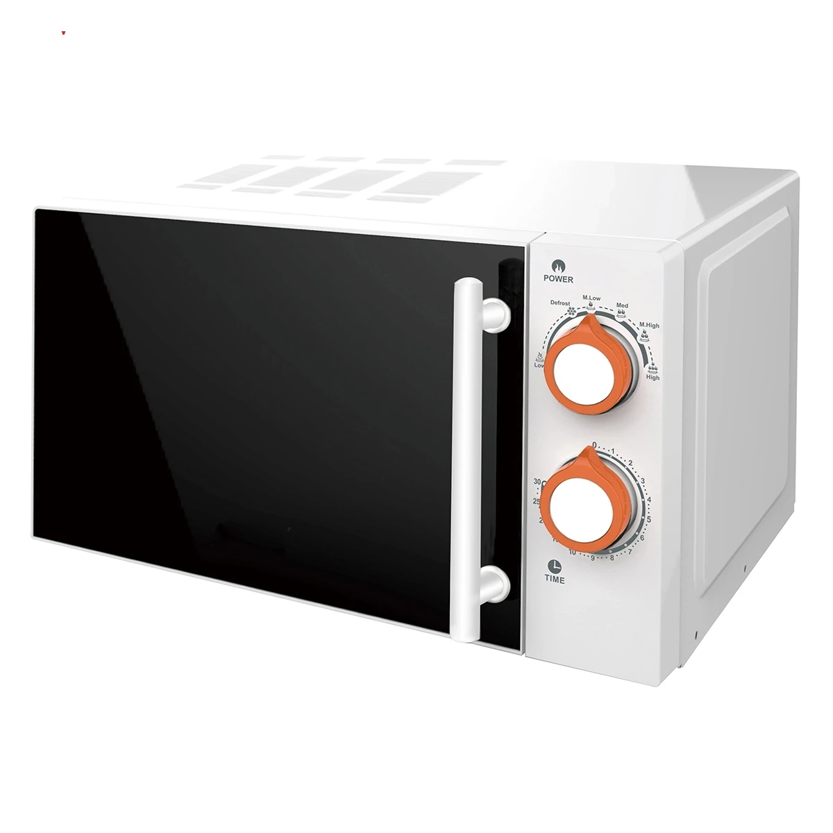 Horno Microondas Con Panel De Acero Inoxidable,Encimera Portátil,20l ...