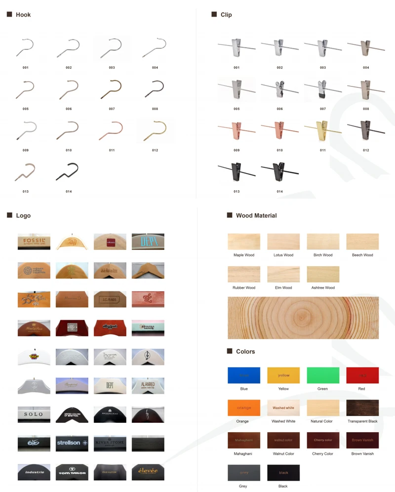 Manufacturer wholesale high quality custom wooden clothes hanger hangers