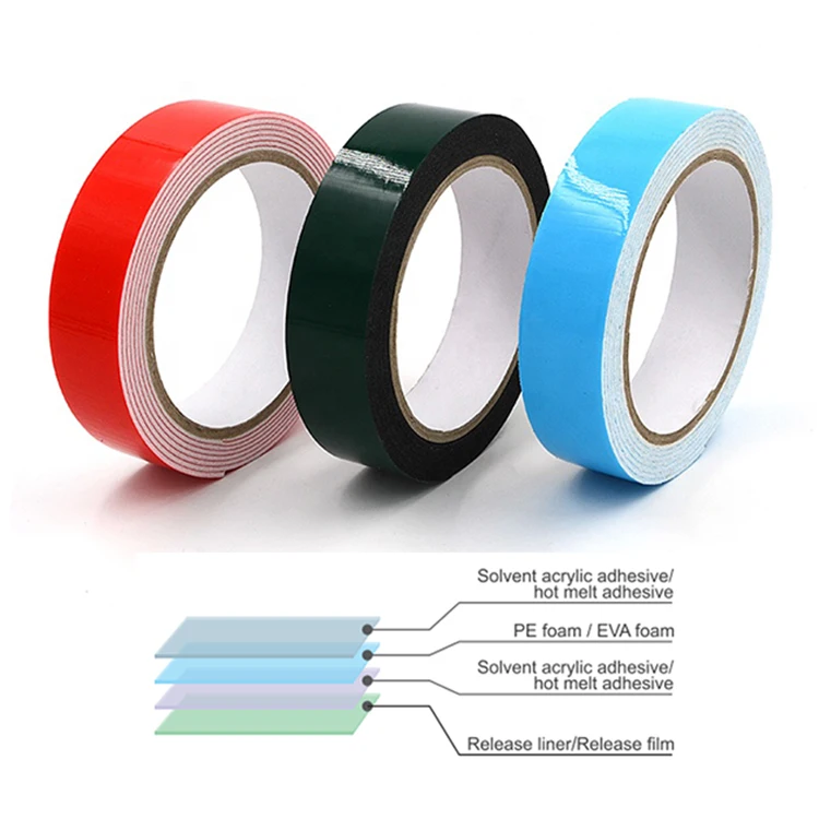 3mm Thick Adhesive Acrylic Heat Resistant Pe Double Sided Foam Tape Strong Double Tape Grafting Tape Buy Adhesive Foam Tape Waterproof Foam Tape Spools Adhesive Foam Tape Product On Alibaba Com