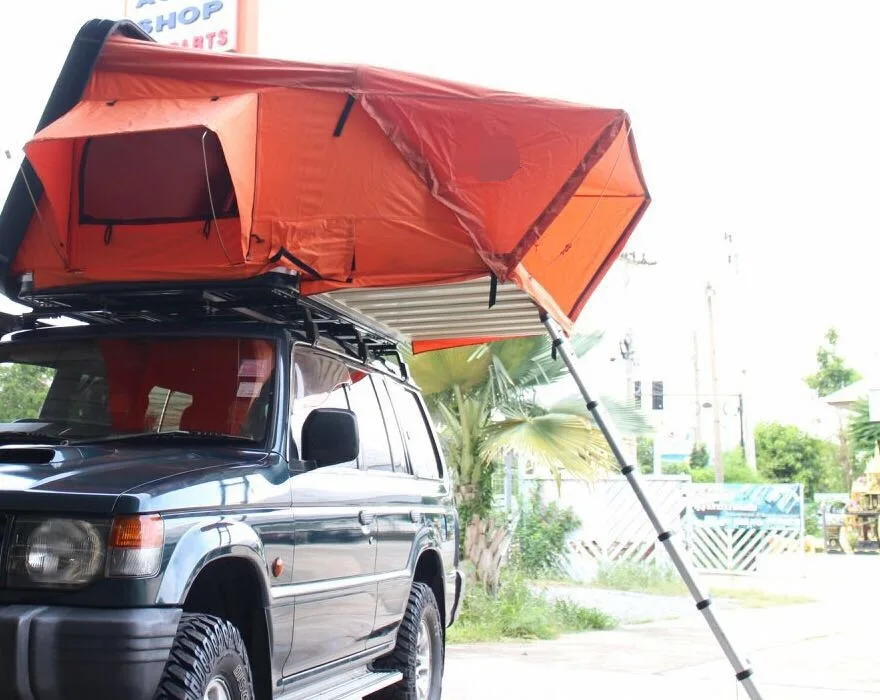 Abs Rooftop Tent 34 Person Waterproof Hard Shell Triangle Trucks Suvs