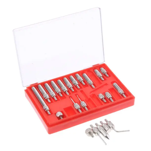 22pcs Steel Dial Indicator Point Set 448 Thread Tip For Dial & Test