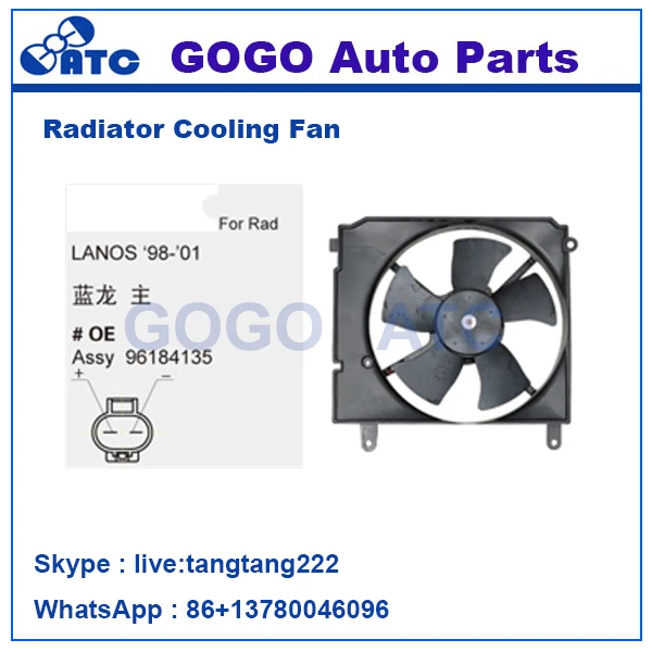 Radiator A/c Cooling Fan For Lanos 98 01 Oem 96184135 Buy Cooling