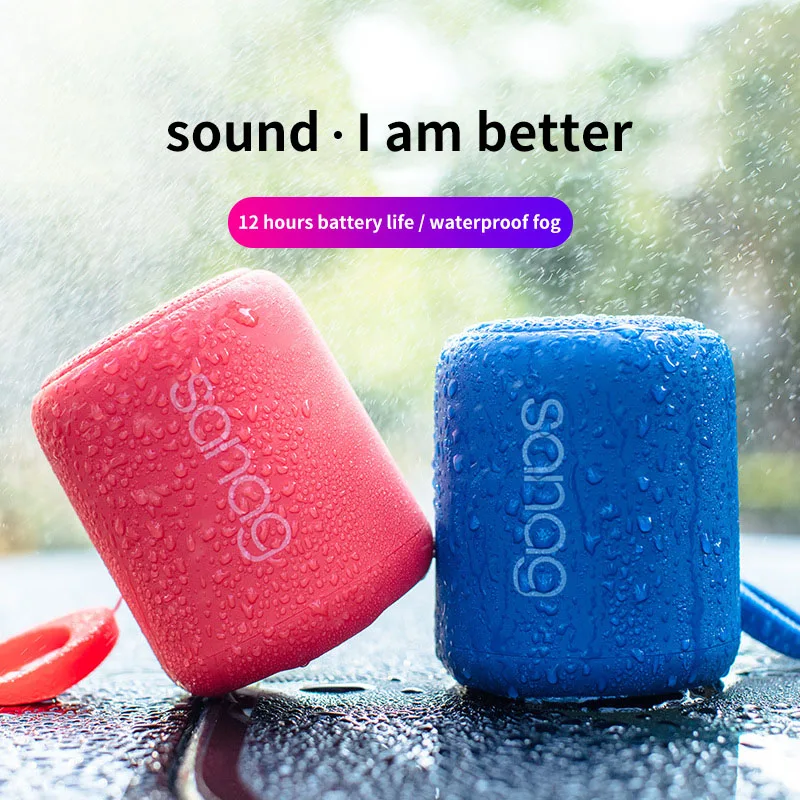2020 new arrivals outdoor IPX5 waterproof portable subwoofer wireless bluetooth mini speaker - ANKUX.COM