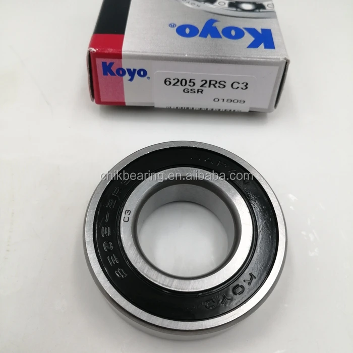 conductor Estrella Reducción de precios Source KOYO parts ball bearing 6205 2RS C3 deep groove ball bearing 6205-2RS  6205RS Shielded/sealed type for transmission on m.alibaba.com