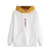Custom Multicolor Winter New Loose Look Thin Head Casual Fleece Plain Round Collar Hooded Sweatshirt Jacket Women's Style