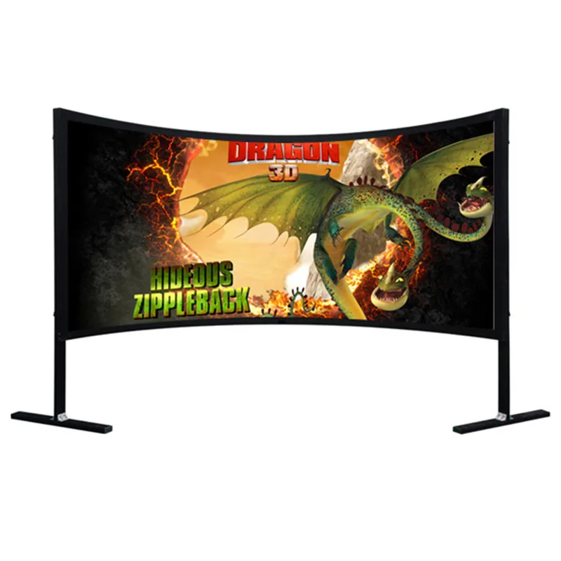 180 Degree Circular Projection Screen Flight Simulation Curved ...