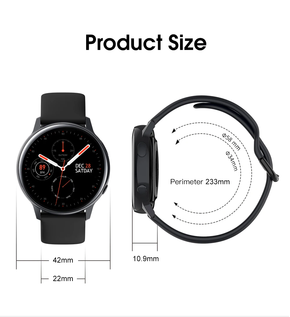 2020 Microwear SG2 Bluetooth smartwatch multiple sports modes IP68 ECG heart rate fitness HD high-quality round band watch