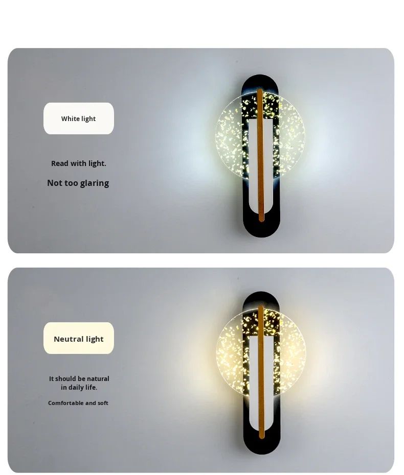product led iron warm white high cri 90 modern minimalist butterfly design wall lamp for bedroom bedside staircase nordic tv background-12