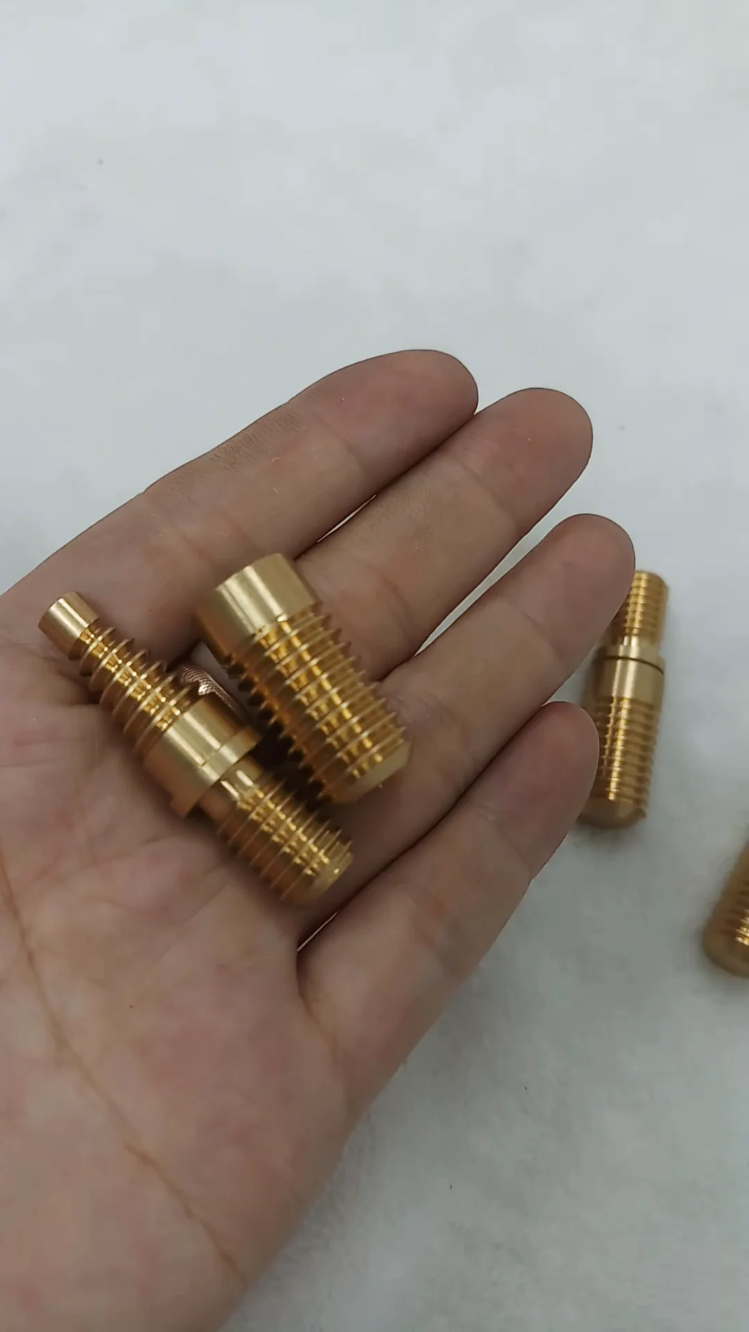 Xmlivet Female And Male Snooker Cue Joint Parts Pool Cue Brass Pin And