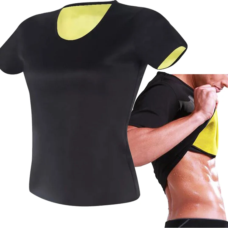 Hot Sale Factory Direct Sauna Shirt For Men Burn Fat Women Workout T Shirts With Wholesale Price