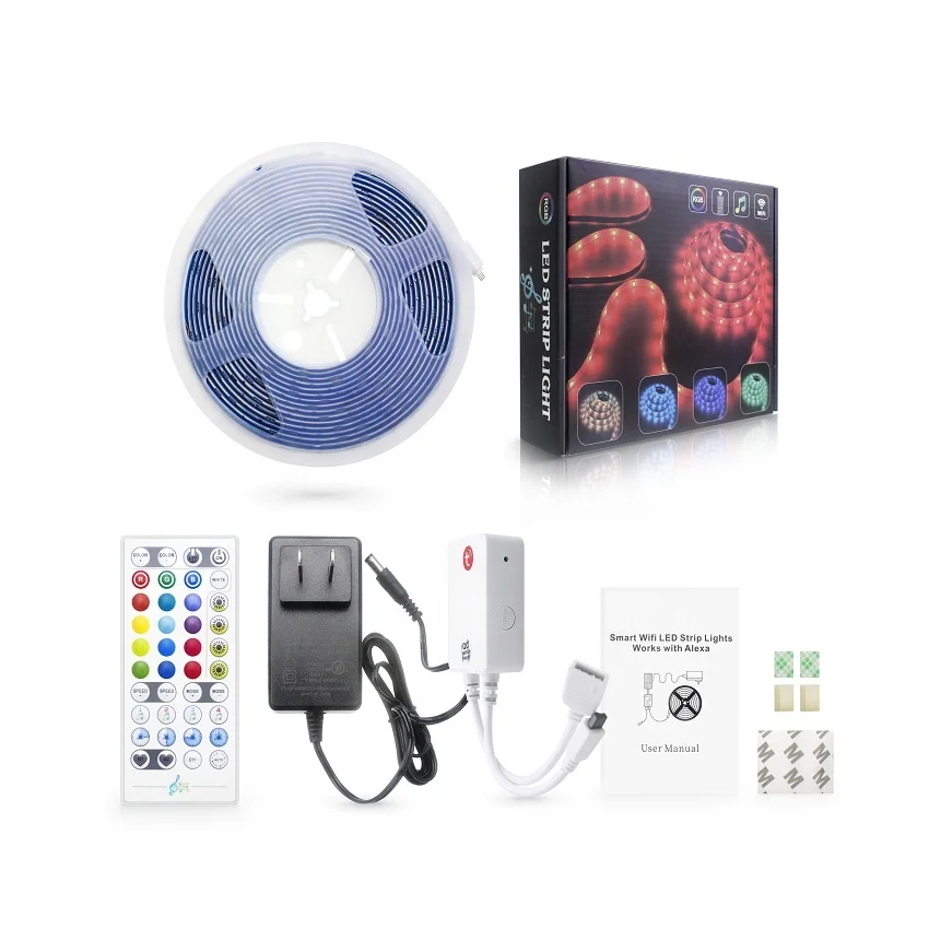 Hot Sale Wifi Tuya Smart LED Strip Kit with Music Function PST-WD301205