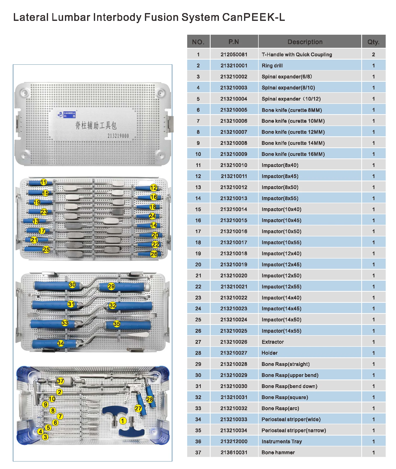 Spine Lateral Lumbar Cage for OLIF DLIF Cage