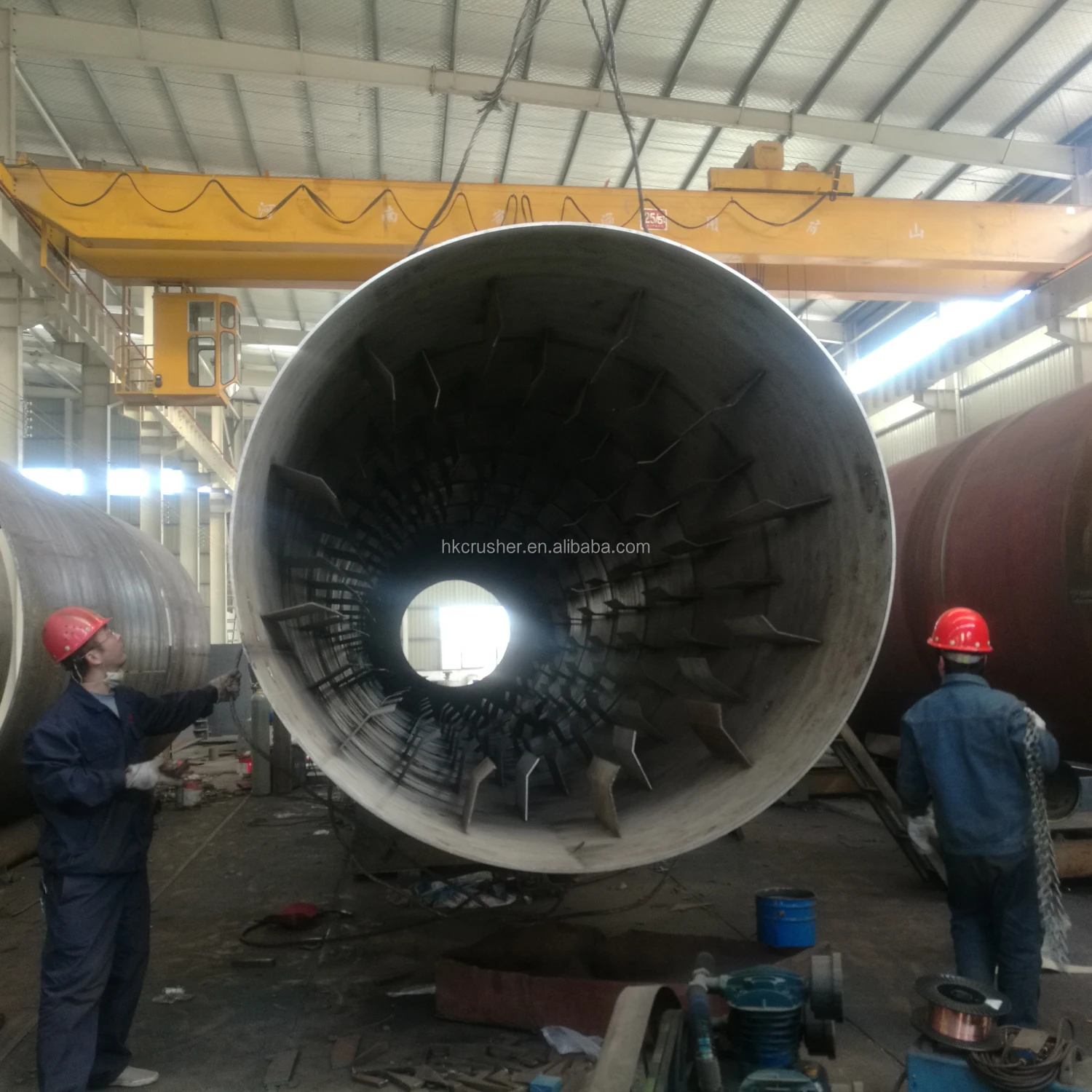 Small rotary drum dryer