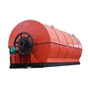 Professional manufacturer 12T/D waste tyre to fuel oil pyrolysis machine setting up in Iran
