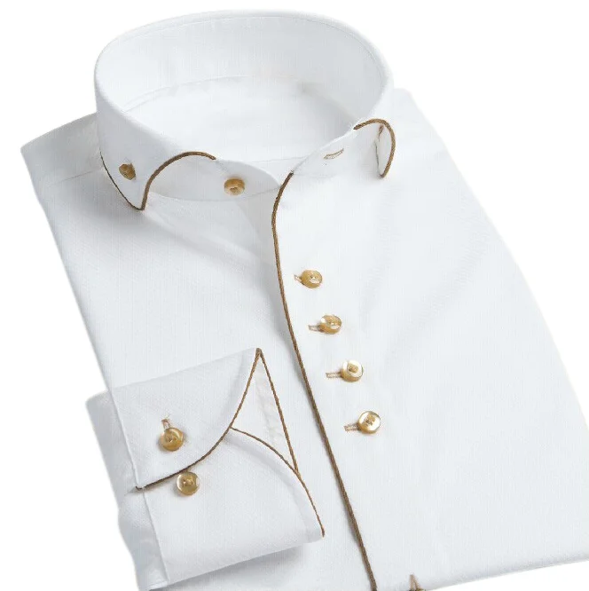 white and gold dress shirt Rockmount 6859-IG Mens Vintage Tooling Embroidered Western Shirt Ivory –  J.C. Western® Wear main image 0