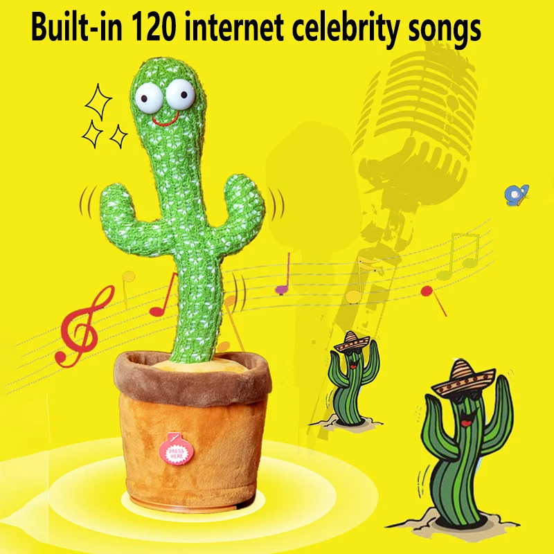 recording cactus toy