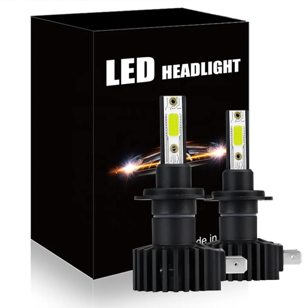 DXZ Auto LED light manufacturer  New Car led headlight H7 Bulbs 60w Low beam / high beam mini xenon 6000k