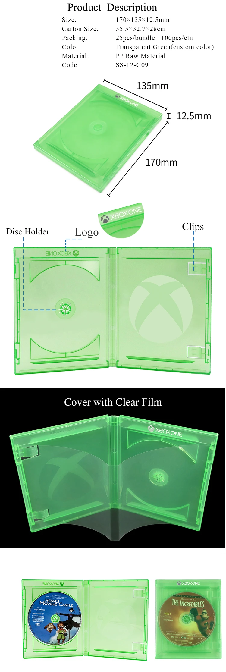 xbox one green box