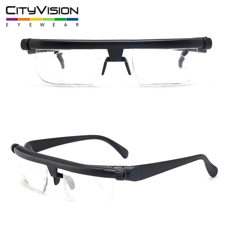 2019 Adjustable Focus Magnifying Eyeglasses 6d To+3d Fold Diopters