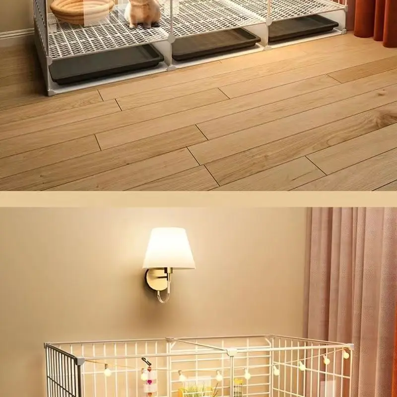 Transparent Large Automatic Cleaning Rabbit Cage Indoor Pet Rabbit Nest ...