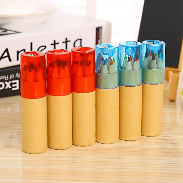 Kraft Paper Tube Wrap Personalized Wooden Red Wax Carving Colored