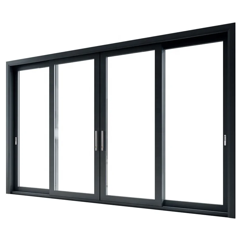 aluminum windows and doors extrusion unbreakable glass sliding patio door