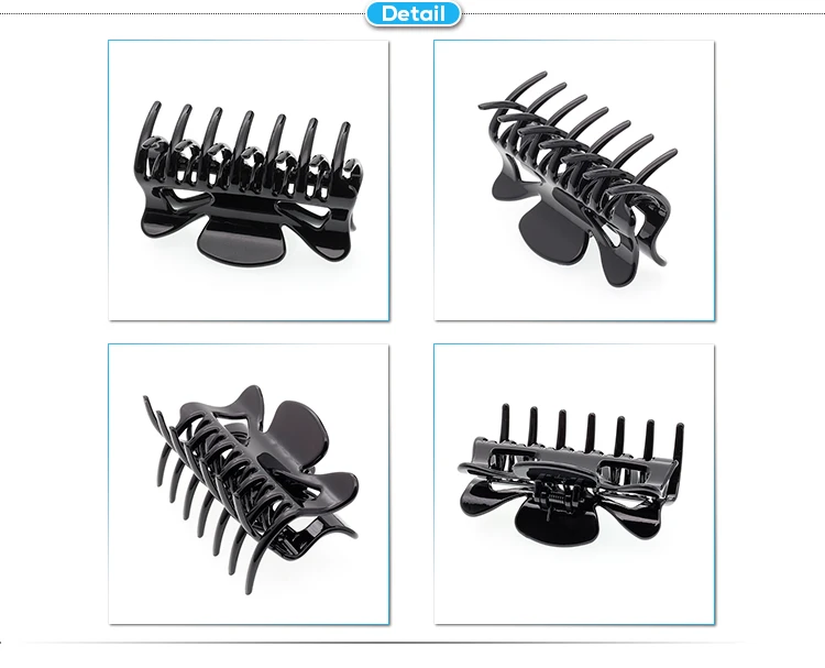 Artstar New Double Teeth Plastic Hair Claw Clips For Women Buy Double Teeth Hair Clip,Plastic