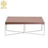 Guangdong Xinlifeng Factory Best Cheap Square Wood Coffee Table