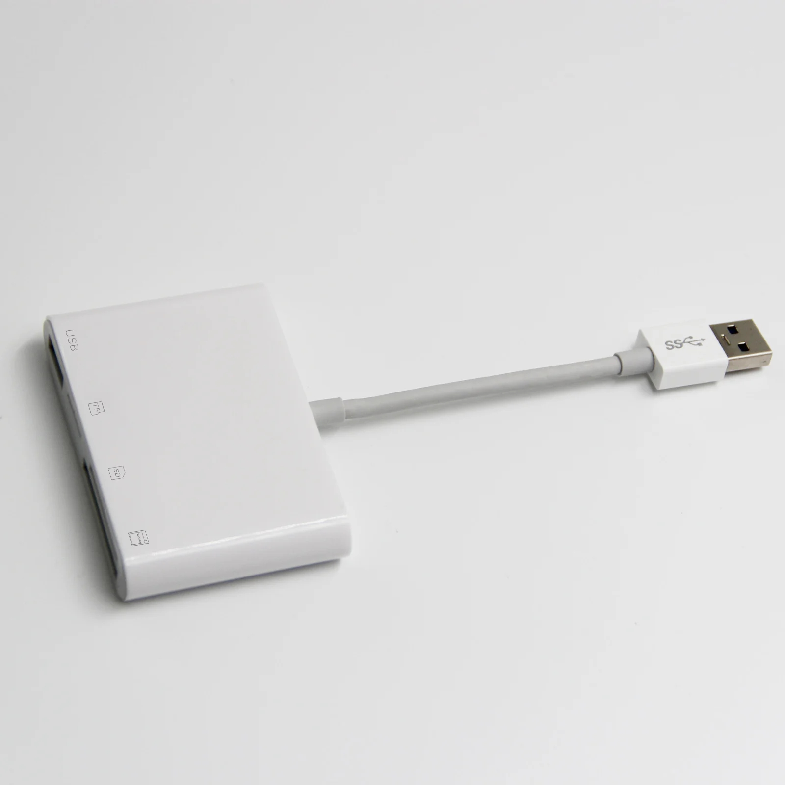 USB 3.0 to Multi slot Flash Memory SD/TF/XQD Card Reader Adapter for Windows/Mac - ANKUX.COM