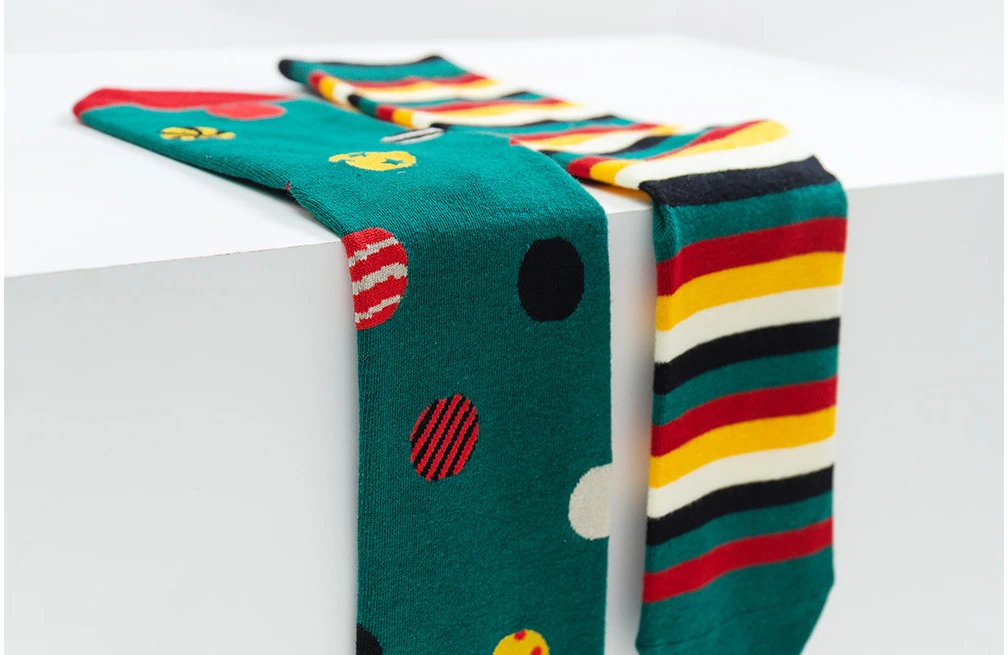 yiwu colourful top quality custom Adult and children cute AB socks men women withfunny AB socks