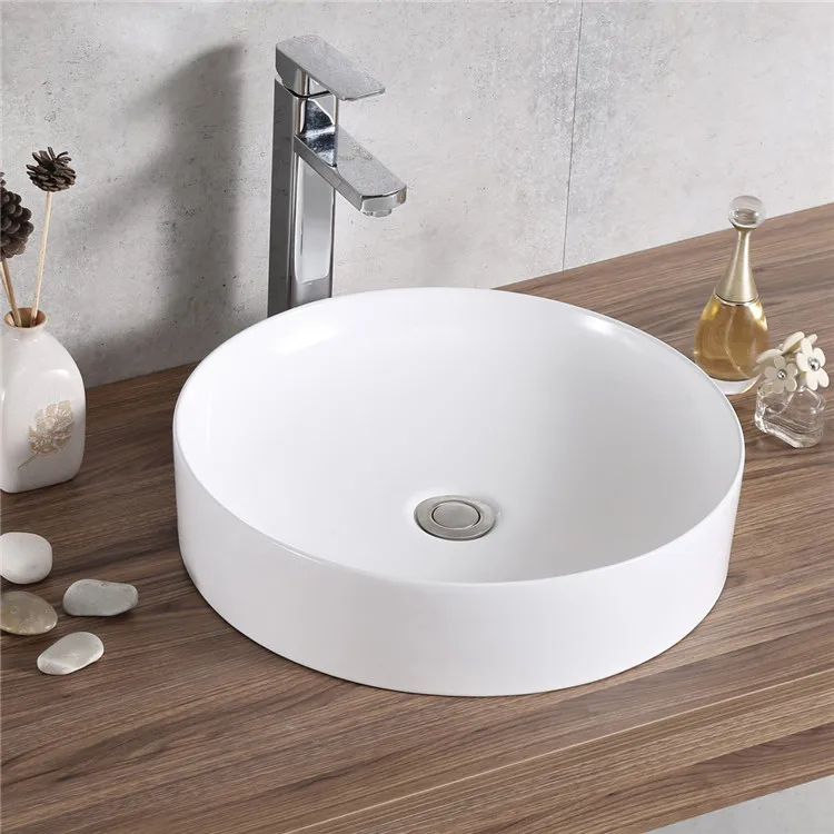 Sanitaryware sinks sanitary ware ceramic round shaped bathroom santary counter top reasonable price small hand wash basin uk