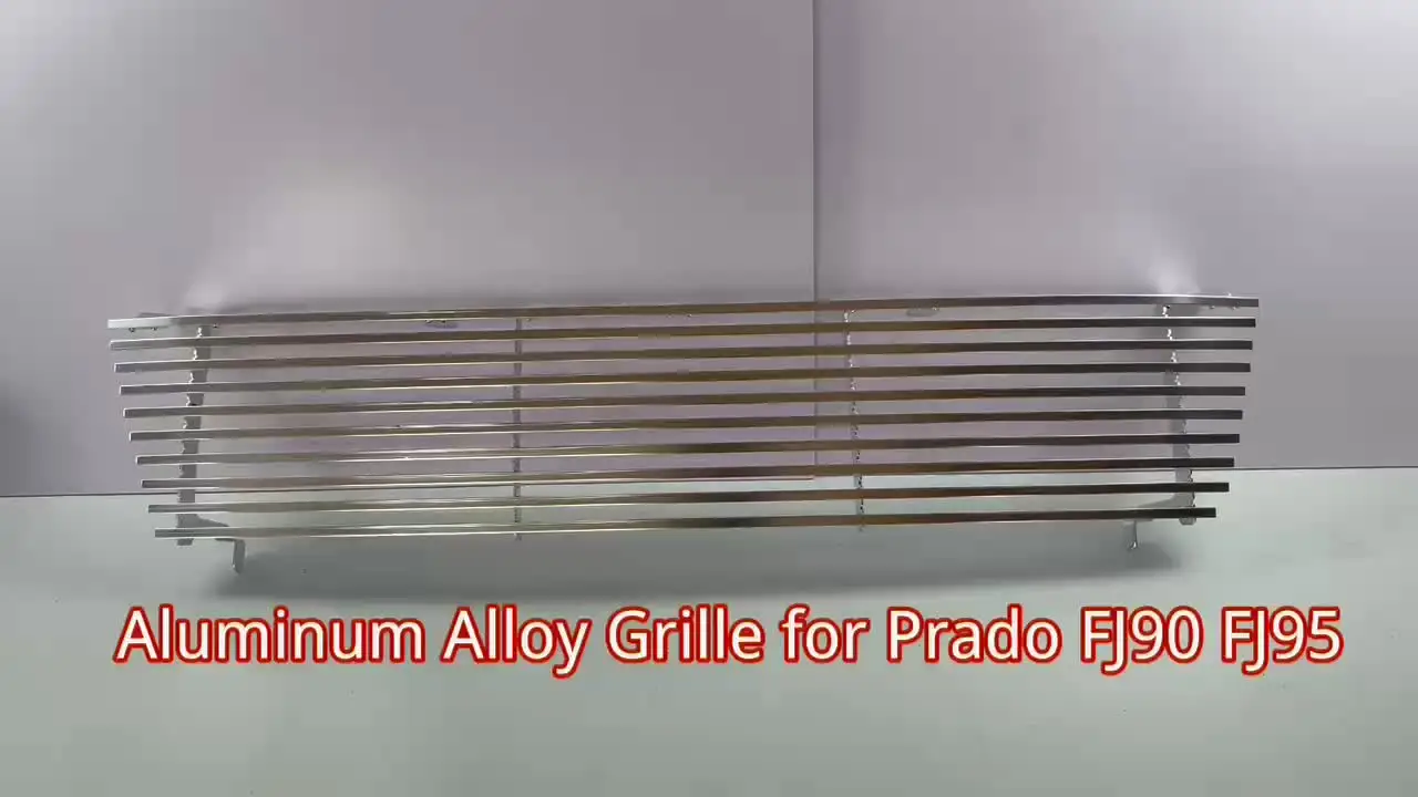 Grille de radiateur de pare-chocs avant, pour Toyota Land Cruiser Prado LC90 LC95 2700 3400 1996 – 2002, garniture extérieure de style de voiture  34