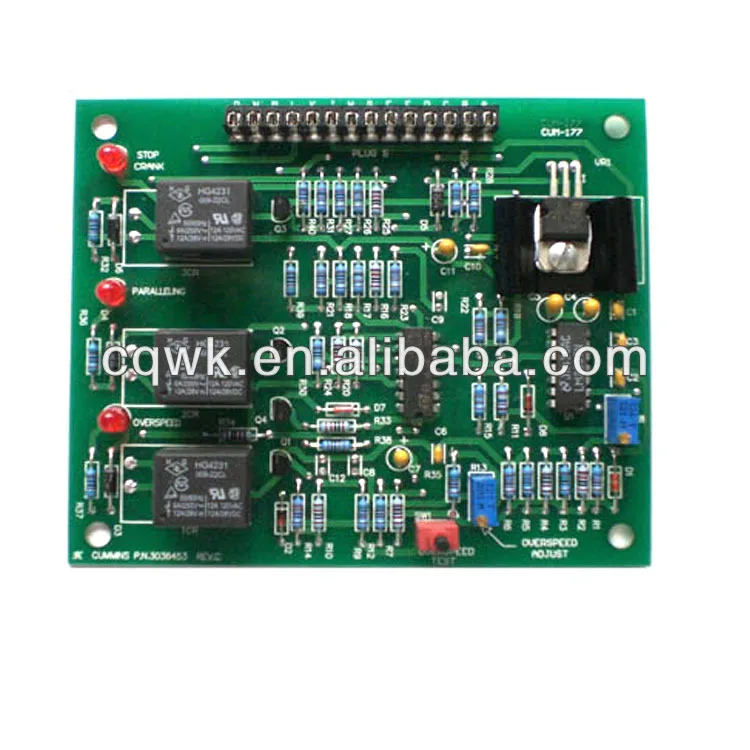 Cummins อะไหล่เครื่องกำเนิดไฟฟ้า Cummins Overspeed แผงควบคุม 3036453
