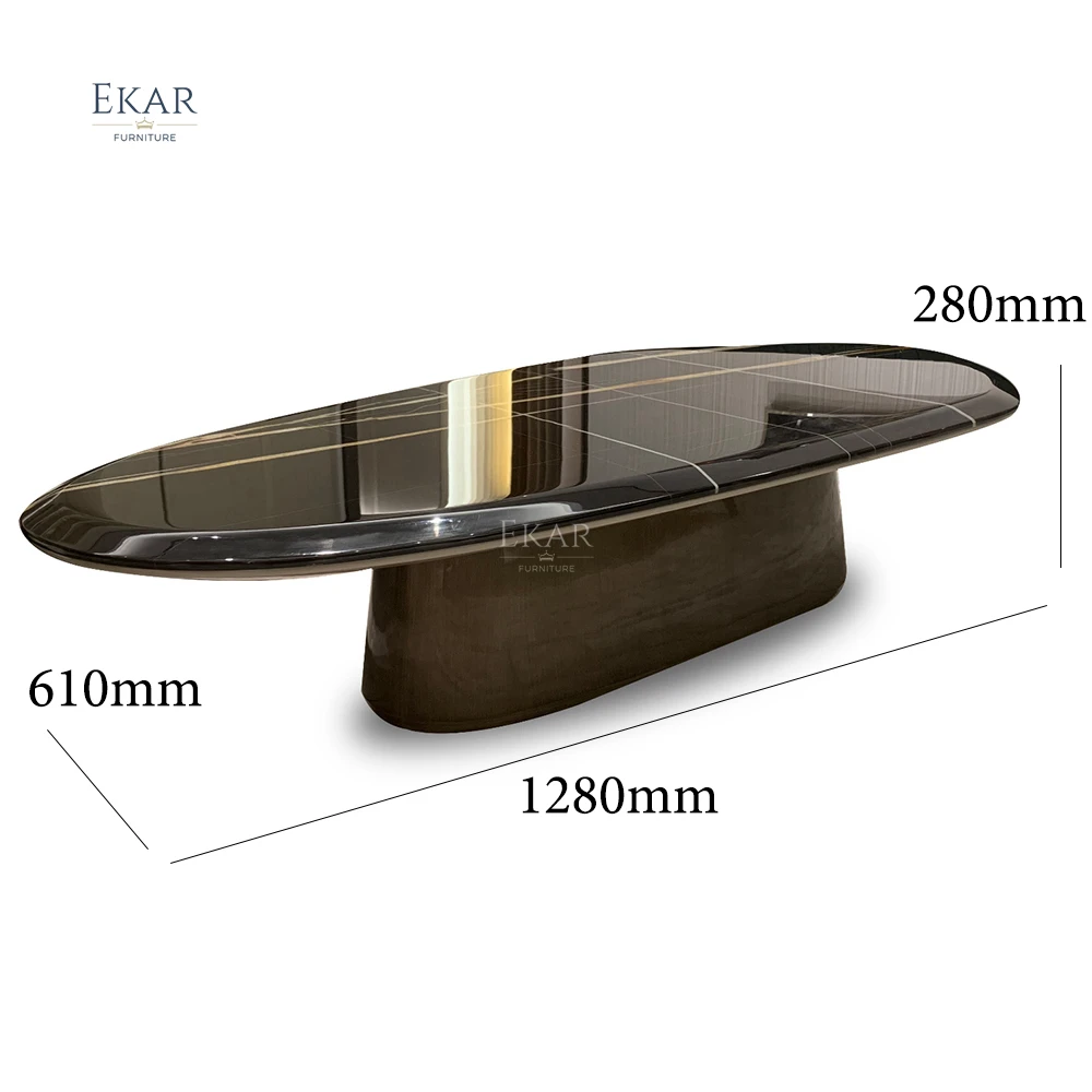 product ekar furniture european design marble coffee table combination modern living room furniture-66