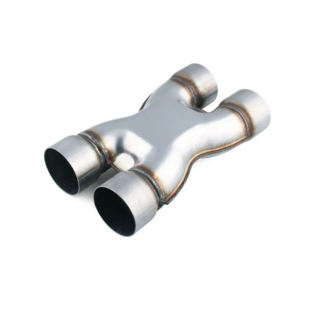 2.5'' 3'' In&out Exhaust System Car Xpipe Universal Muffler Tip Four