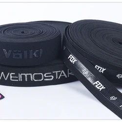 Wholesale High Quality Rubber Silicone Touch Coated Elastic Webbing For Garment Elastic Band Webbing