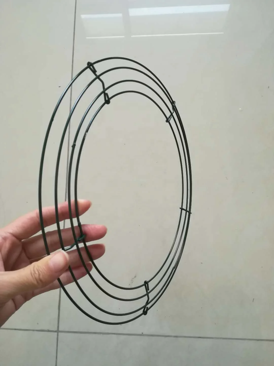 High Quality Clamp Style Wreath Form Double Rail Clamp Rings Clamp