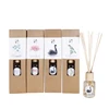 Eco-friendly wholesale glass bottle aroma scented essential oil reed fragrance diffusers with Rattan Sticks