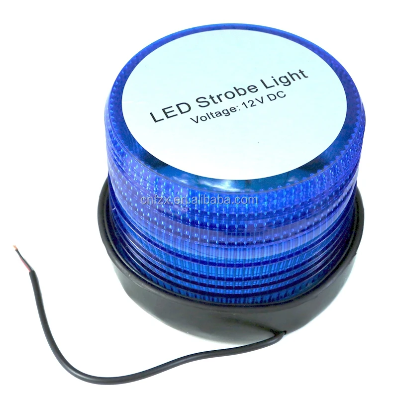 Factory Supply Led Strobe Beacon Flashing Light Amber Warning Led Light Adhesive With Magnet