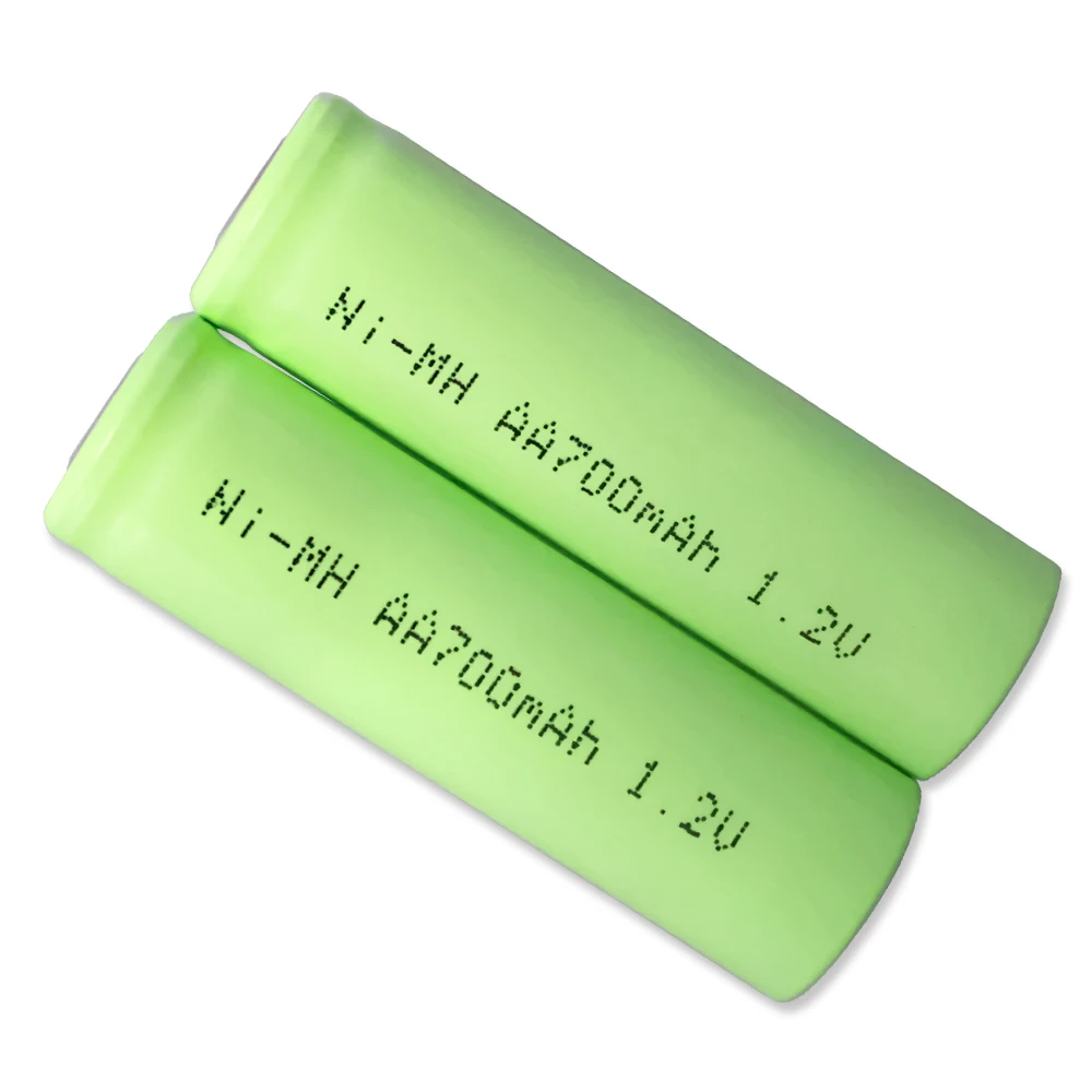 aa尺寸1.2 v 700mah镍氢可充电电池蓄电池