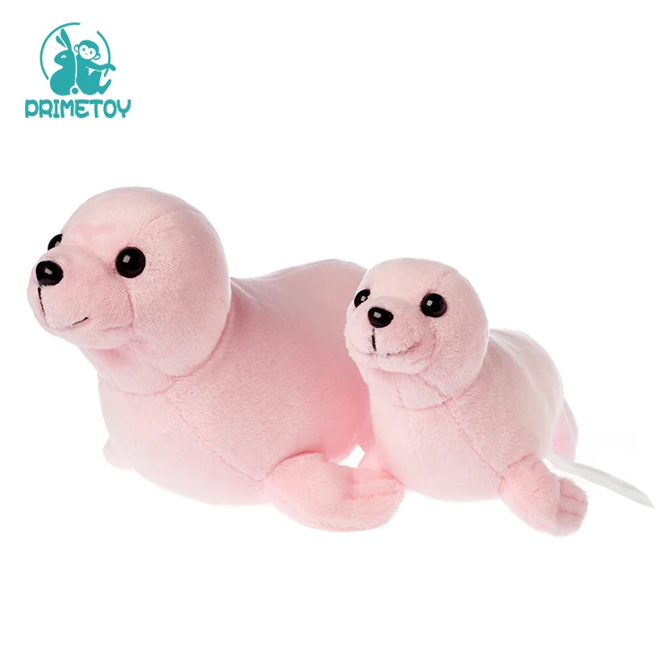 white sea lion stuffed animal