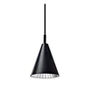 Modern environment protection black aluminum sectional small or big cylind conical led pendant light